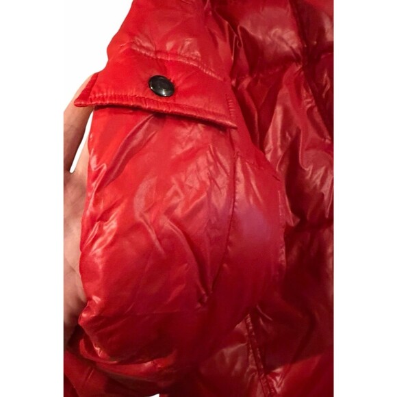 Sam. S13 Freestyle Down Nylon Puffer Jacket Candy Red Size S Festive Winter Coat - Picture 7 of 16